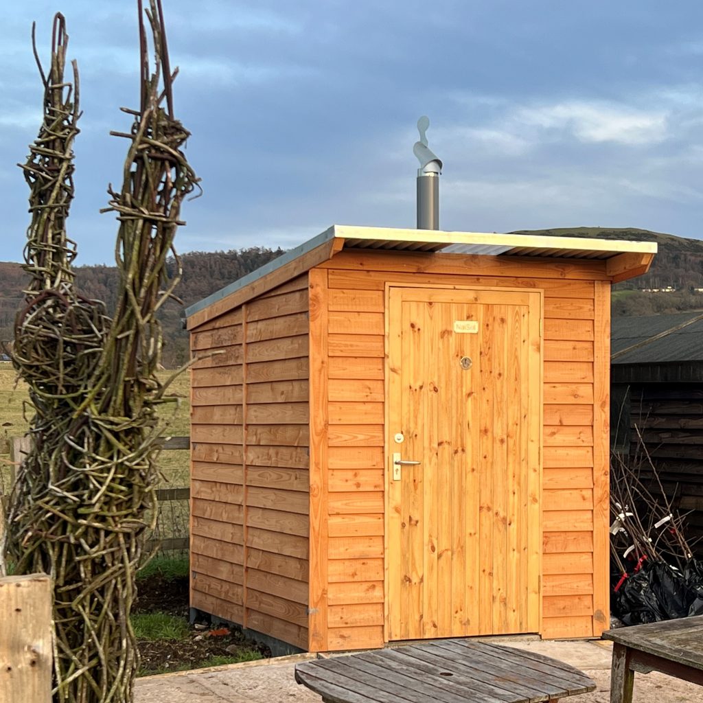 Disabled Access Compost Loo in Colwall Village Garden